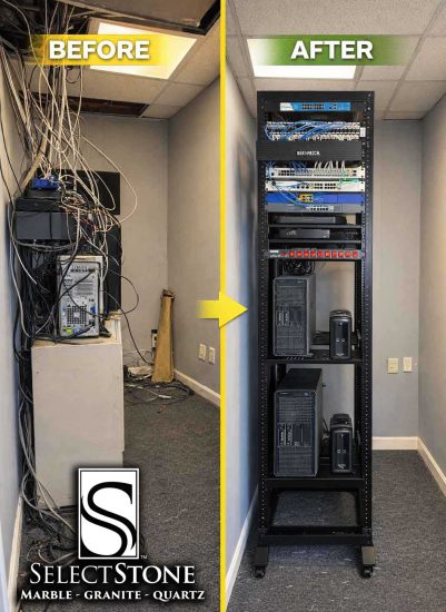 IT-Solutions-SMB-Network-Rack-Before-After